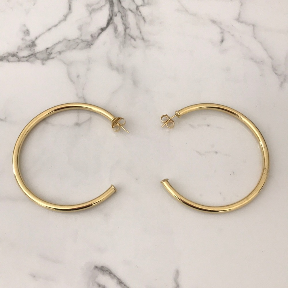 Sheila Fajl Hoops Earrings in Gold color